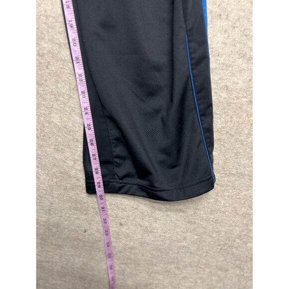 Adidas Active 360 Black & Blue Three Stripe Activewear Pants Men's Size Large - Picture 9 of 9